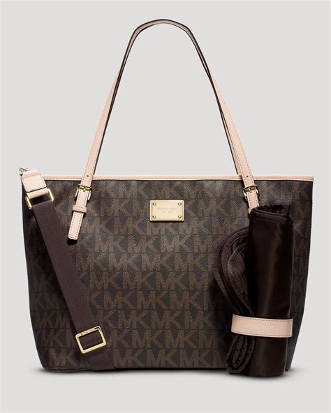 michael michael kors jet set item signature diaper bag|Michael Kors handbags medium jetset.